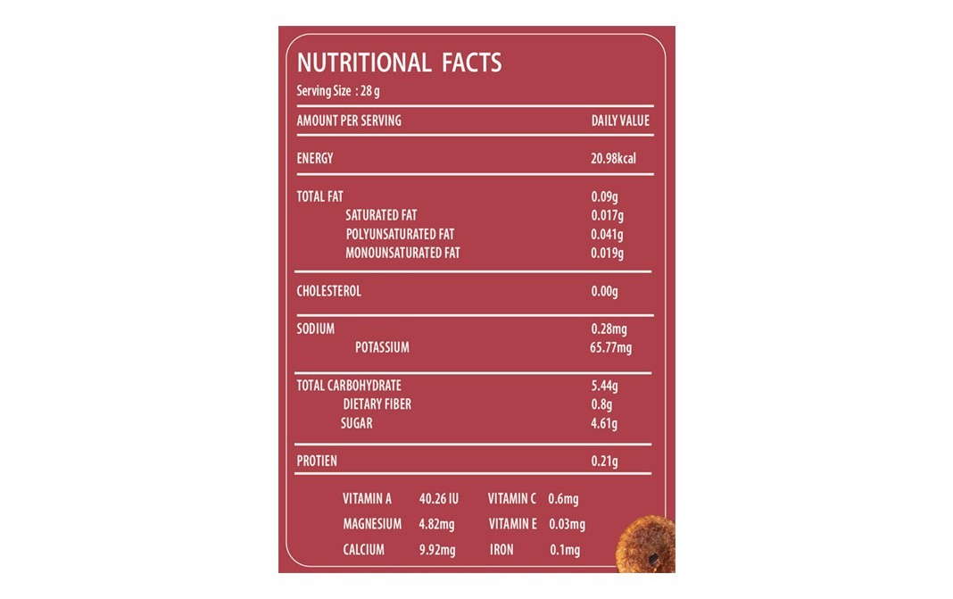 Nuts Over U Dry Figs (Anjeer)    Pack  250 grams